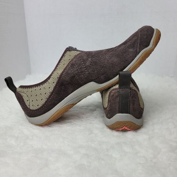 Merrell Lorelei Shoes Women's Size 8. Suede Front Zip Up Espresso J68748 Great - Picture 6 of 11